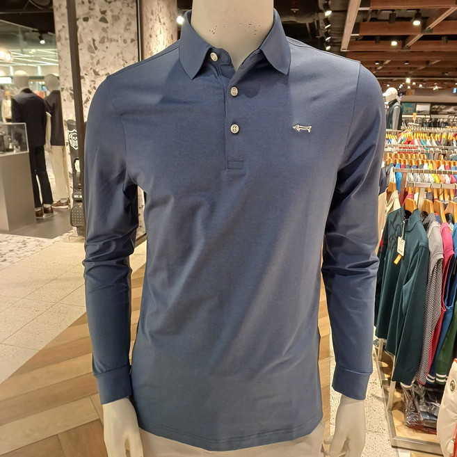 루이까스텔[남성]25년 가을 뒷목 실리콘 와펜 요꼬에리티셔츠