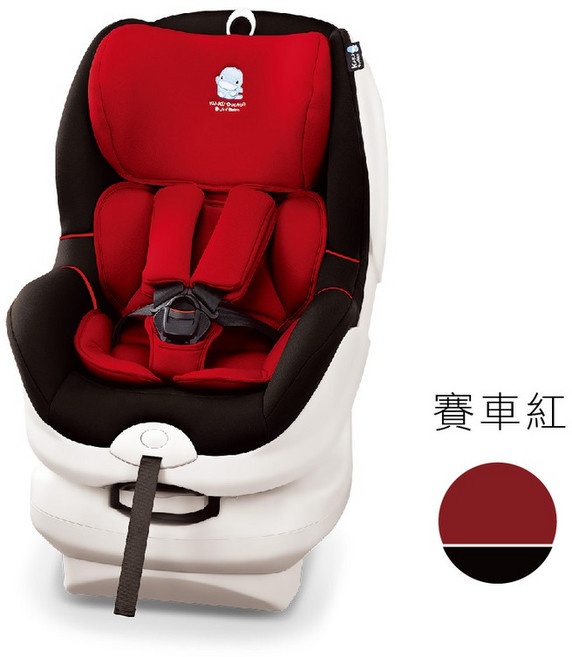 KUKU 酷咕鴨 ISOFIX 安全汽座, 賽車紅