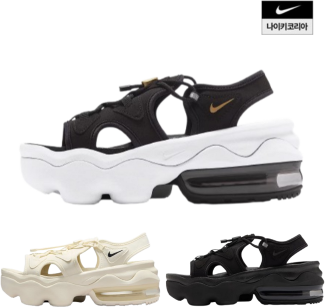 국내 정품 매장판 나이키 W 에어맥스 코코 (여성) 푹신한 키높이 샌달