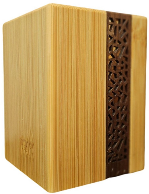 너도밤나무 원목 사각 연필꽂이, 1개