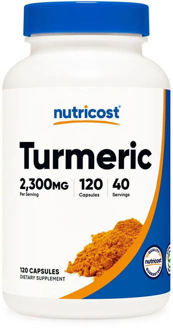 뉴트리코스트 터메릭 강황 커큐민 2300mg 120캡슐, 1개, 120정 - 쿠팡