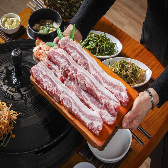 국가대표돼지 국내산 한돈 냉장삼겹살 구이용, 1kg, 1개