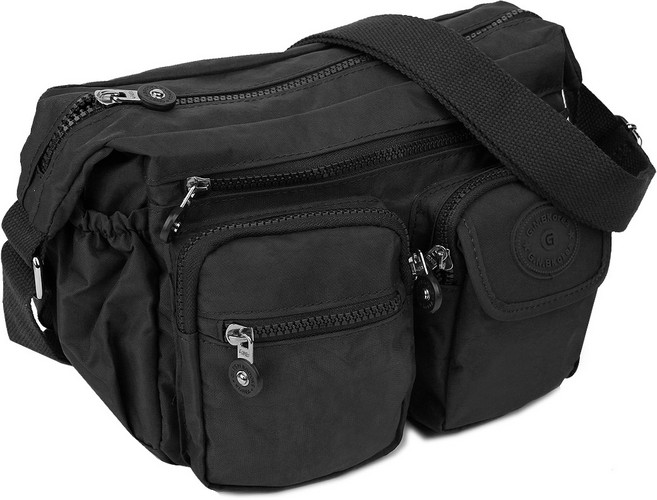 가볍고 주머니 포켓 많은 여행 보조 가방 캐주얼 발수 크로스백