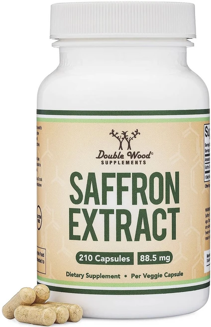 더블우드 Saffron Extract 88.5mg 캡슐, 1개, 210정 - 쿠팡