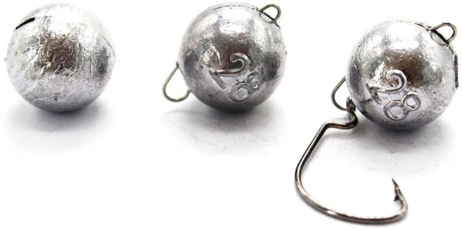 프리지그헤드 민물 바다 우럭 볼락 베스 루어낚시 2개입 2g