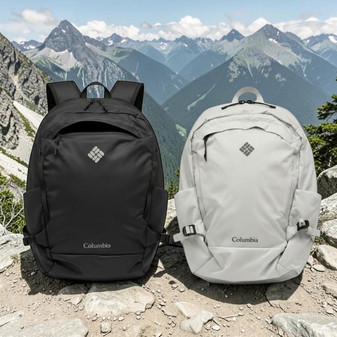 콜롬비아 백팩 가방 가벼운 등산 초경량 15리터 전용수납 파우치
