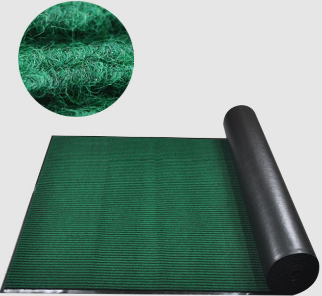 1M 건물 로비 복도 논슬립 PVC 롤매트 그린 메트 사무실출입구, 1개
