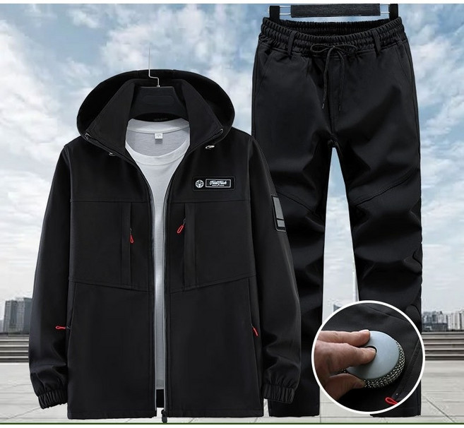 ANYOU 춘추 남자 방풍 작업복 정비복 트레이닝복세트