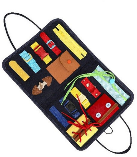 [캐스B] 데콤포 튼튼 만지작 소근육 가방(2064), 1개