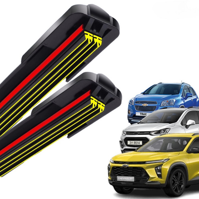 1+1 트랙스 더뉴 크로스오버 전차종 초밀착 호환 와이퍼 윈도우 브러쉬 와이퍼블레이드, SDT-트랙스(13-16)600+350/B2