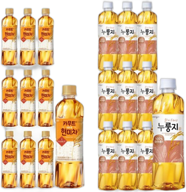 웅진 카무트 현미차 + 누룽지차, 500ml