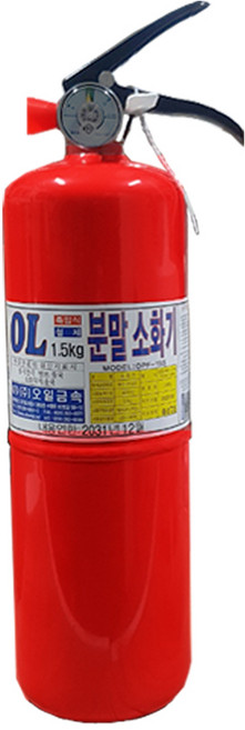 한국소방자재 국산 분말소화기 1.5kg 1개