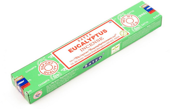 사티아 인센스 스틱 15g x 2개 세트, 37.유칼립투스 X 2p