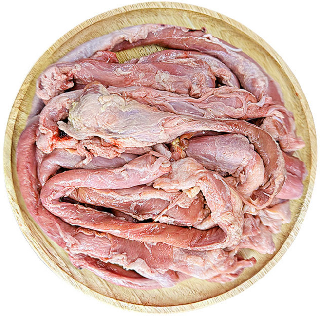 (배터짐) 국탕볶음용 특수부위 쫄깃한 돼지식도근 돼지내장 (일요일&당일발송), 2개, 1kg