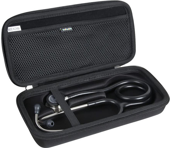 3M 리트만 클래식 III 모니터링 청진기용 하드 트래블 케이스블랙, Black, 1개