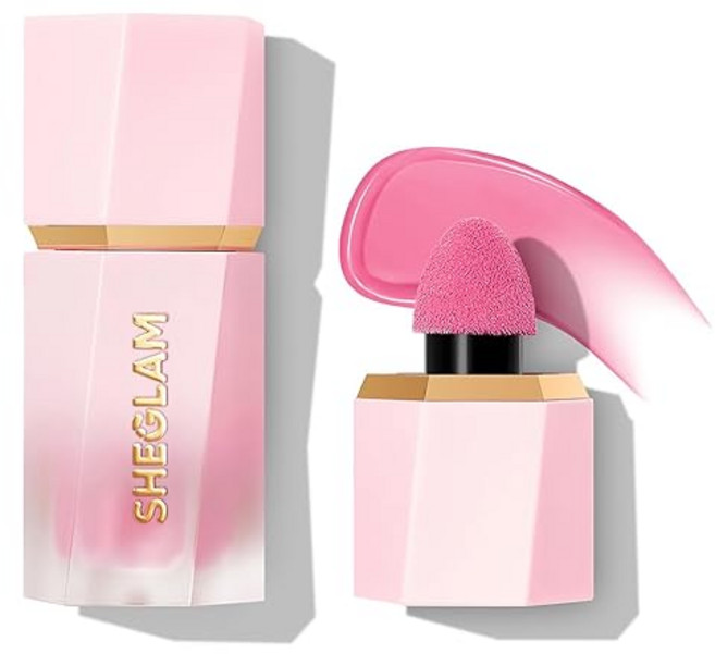 SHEGLAM (시그램) 컬러 블룸 티크 리퀴드 브러쉬 매트 메이크업 텍스처 (Petal Talk), 상세페이지 참조, 1개