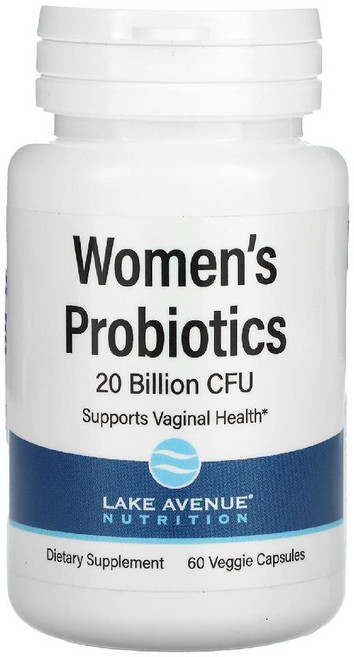 레이크에비뉴뉴트리션 여성용 프로바이오틱스 200억 유산균 60 베지캡슐 Lake Avenue Nutrition Women's Probiotics 20 Billion, 1개, 60캡슐