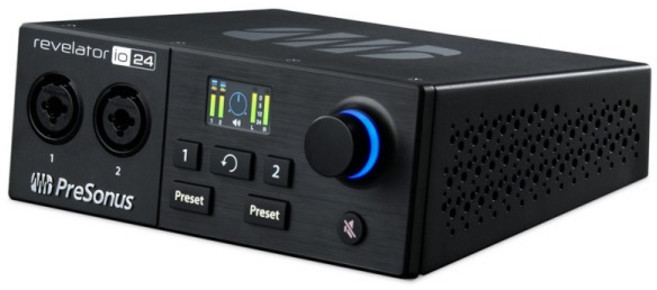 Presonus Revelator io24 오디오 USB 사운드 카드 팟캐스팅 스트리밍 블로깅 녹음용 독립형 기능