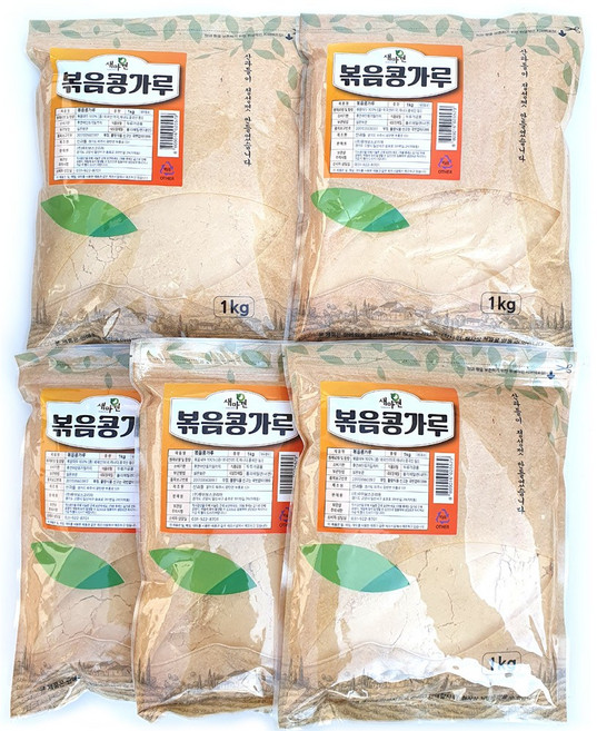 새마원 산과들 볶음콩가루, 1kg, 5개