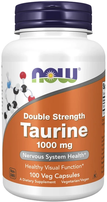 나우푸드 더블 스트렝스 타우린 1000mg 베지 캡슐, 1개, 100정 - 쿠팡