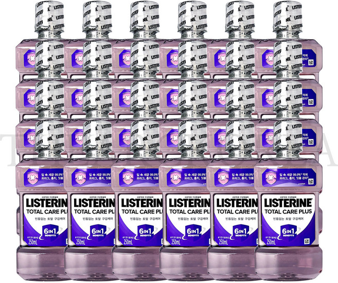 리스테린 토탈 케어 플러스 구강청결제, 250ml, 24개