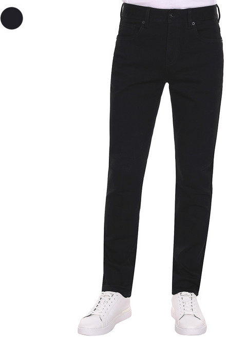 게스 남성 블랙 SLIM STRAIGHT JEAN KP1D01C1