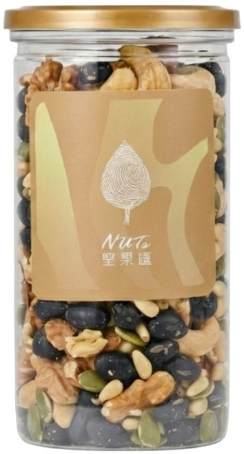 堅果匯NUTS 元氣五寶 瓶裝全素, 1個, 350g