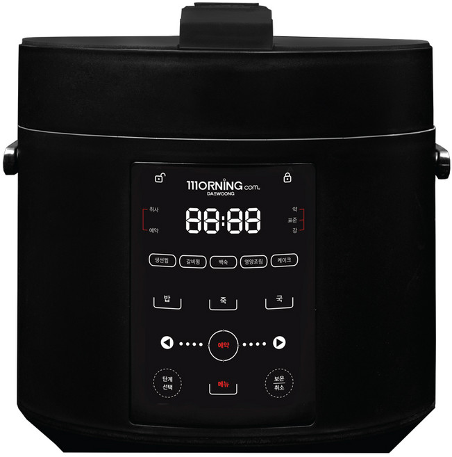 대웅모닝컴 멀티쿡 전기압력밥솥, DW-1003C, 블랙