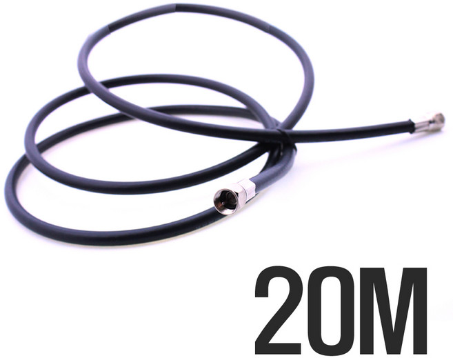 KIMOSLV 동축케이블 TV안테나선 유선 케이블선 KIMOS-20M, KIMOS-20M(검정), 1개