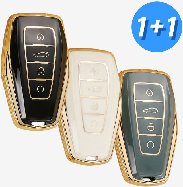 (1+1) 르노 그랑 콜레오스 키케이스 TPU 호환 르노C타입, 블랙+아이보리