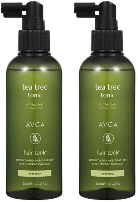 2개 아브카 티트리 두피케어 탈모완화 헤어토닉 200ml