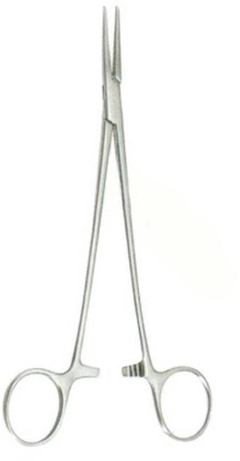 Sobytek 할스테드 포셉 15-0518 곡선형 의료용 지침기 가위형 집게 16cm, 1개