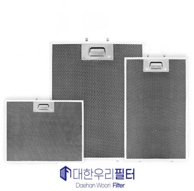 대한우리필터 하츠 동양매직 트라이애드 가스렌지 주방 호환 후드필터, 2개