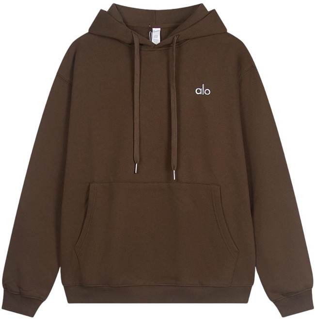 [병행 수입품] [Alo Yoga] Accolade Hoodie (JP S M Long BROWN) 후디 유니섹스 파커