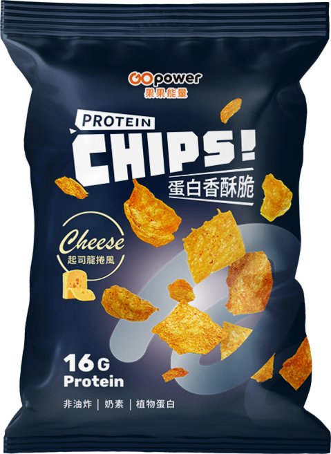 GOpower果果能量 蛋白香酥脆【起司龍捲風】 高蛋白 健身補給, 1包, 33g