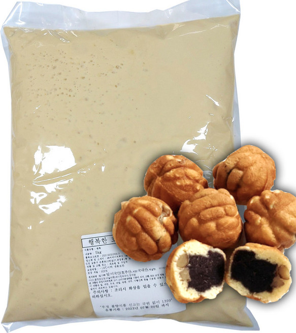 행복한 호두과자 땅콩과자 반죽, 1개, 5kg