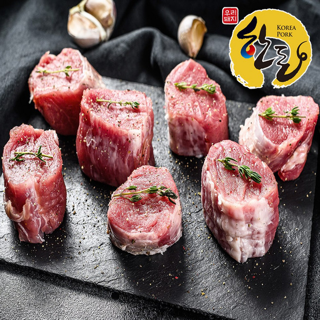 [당일출고]돈팡 한돈 생 안심(돈까스/장조림용), 1개, 850g