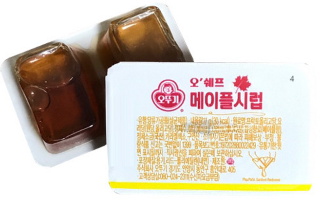 오뚜기 버터후레쉬 딸기잼 디스펜팩 맛있는잼 식빵 와플 스콘 모닝빵 잼 일회용, 11g, 1개