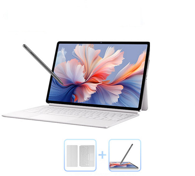 레노버 요가패드 YOGA Pad Pro 16+512GB WIFI TB520FU 12.7인치 태블릿PC 중국내수용 터치펜 키보드 세트, Wi-Fi, 512GB, 화이트AI키보드터치펜페세트
