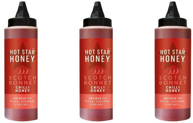 Hot Star Honey Scotch Bonnet 칠리 소스 340g 3팩, 3개