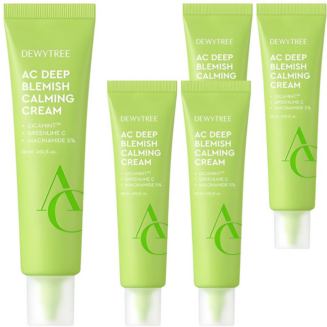 듀이트리 AC 딥 흔적 진정 크림, 60ml, 5개