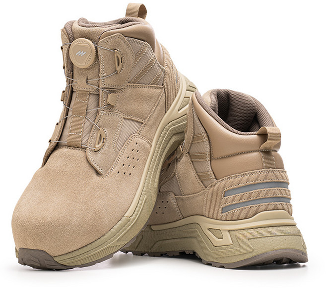 [허니워커]F5 SAND 2만보 안전화 KCS 안전인증 부스트미드솔 와이드토캡 발편한 쿠션 작업화