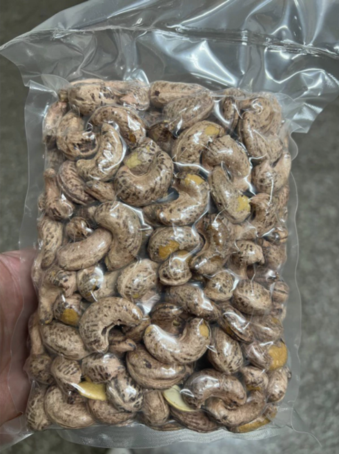 振新商行 特大帶皮腰果 真空包裝, 500g, 1個