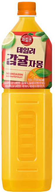 해태htb 과일촌 데일리 감귤자몽 주스, 6개, 1.5L