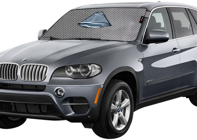 BMW X5 (10년~12년) 맞춤형 햇빛가리개 차량용 앞유리커버, BMW X5 맞춤 햇빛가리개 (블박형), 1개