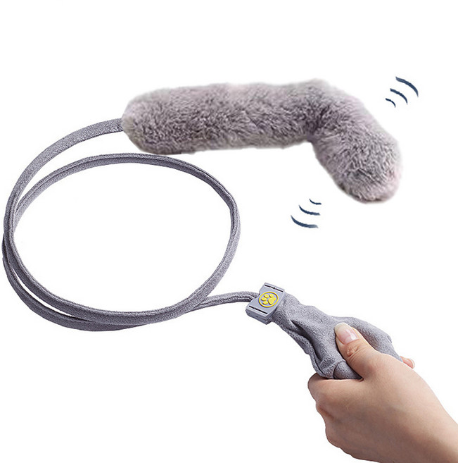 윈티크 사냥 본능 고양이와 잘 놀아주는 움직이는 장난감, 강아지 꼬리, 1개