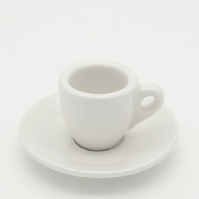 [카페 뭉툭 에스프레소 커피잔 세트 60ml] / 원두 도자기 싱글샷 콘파냐 모카, 1개