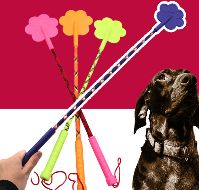 강아지 훈련스틱 애견훈련봉 관심스틱 발바닥모양 1개