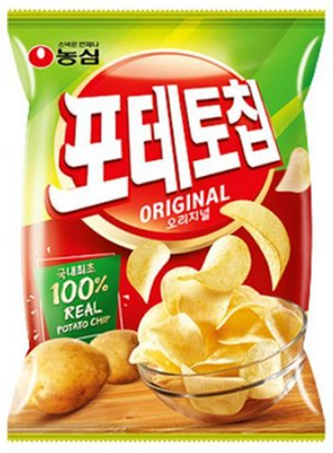 농심 포테토칩 오리지널 60g x 3개