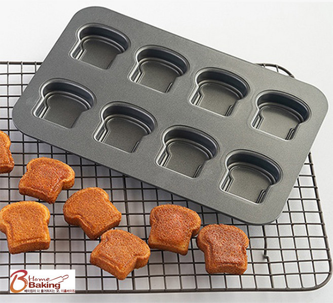 이홈베이킹 코타 미니식빵틀8구 한입샌드위치틀, 1개